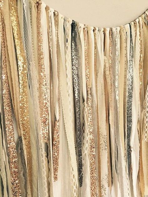 Make an easy wedding photo booth backdrop with metallic sequined fabric. Lace Backdrops, Garland Backdrops, Champagne Rose, Sequin Wedding, Wedding Photo Booth, Glitter Party, Rose Gold Sequin, Photo Booth Backdrop, Garland Wedding