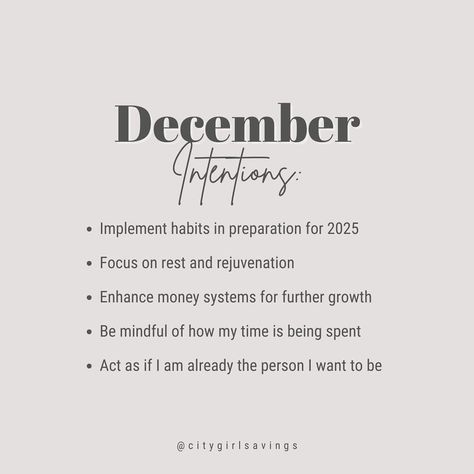 ❄️Happy December!❄️ My intention for the month is to lay the foundation for exponential personal, professional and financial growth in 2025! What are your intentions for December? #intentionsetting #newyeargoals 2025 Intentions, What Are Your Intentions, Financial Growth, Happy December, New Year Goals, Intention Setting, The Foundation, Foundation, Accounting