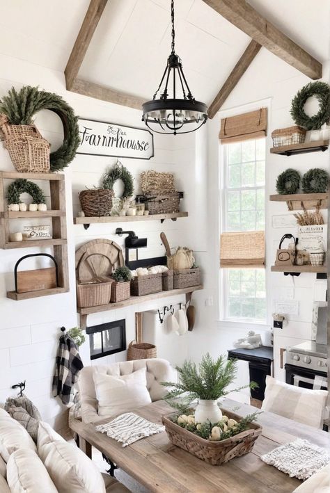 - InstagramInspirations
- FarmhouseInspo
- HomeDecor
- AccountRecommendations Traditional Farmhouse Decor, Painted Brick Fireplaces, Farmhouse Bathroom Design, Farmhouse Trends, Minimalist Farmhouse, Farmhouse Style Furniture, Farmhouse Table Decor, Earthy Elegance, Farmhouse Interior Design