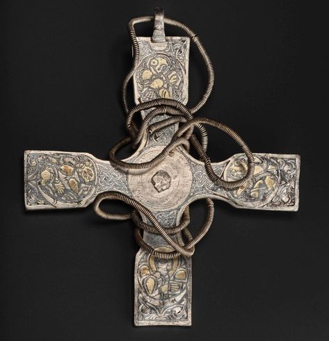 Freed of 1,000 Years of Grime, Anglo-Saxon Cross Emerges in Stunning Detail | Smart News | Smithsonian Magazine Aberdeen Art Gallery, Alfred The Great, Medieval England, Saint Matthew, Four Arms, Archaeological Finds, Silver Bullion, Viking Age, Anglo Saxon