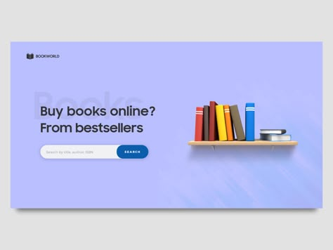 Online Book Store Website Design, Book Banner Design, Book Website Design, Book Store Website, Book Landing Page, Book Banner, Web Design Books, Book Website, Online Book Store