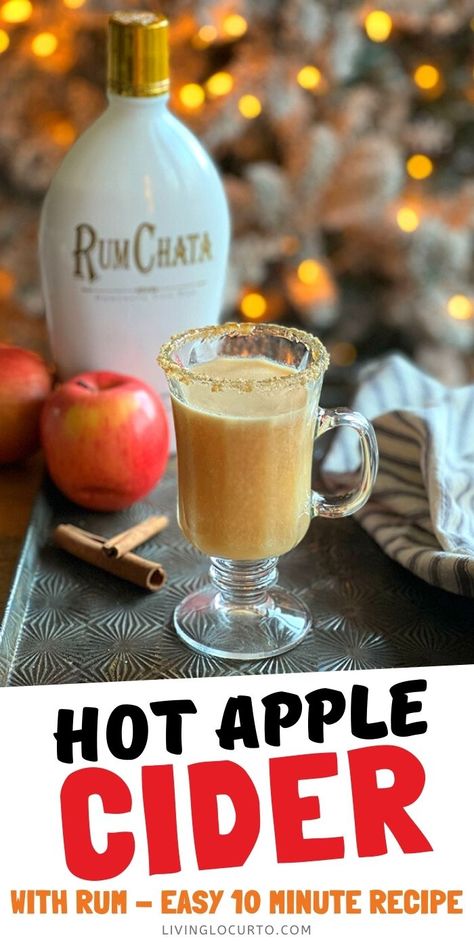 Hot Apple Cider Buttered Rum, Rumchata Apple Cider, Crock Pot Cider Spiked, Hot Rumchata Drinks, Hot Apple Cider Alcohol Drinks Crockpot, Apple Cider And Rum Drinks, Apple Cider Cocktail Warm, Warm Cider Alcohol Drinks, Hot Cider Alcohol Drinks