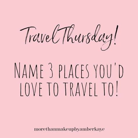 Interaction Post, Travel Thursday, Sprinkle Recipes, Coworker Quotes, Thoughtful Thursday, Interactive Facebook Posts, Team Ideas, Facebook Engagement Posts, Mary Kay Marketing