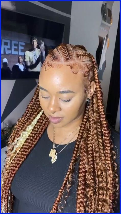 Senegalese Braids Hairstyles, Half Up Half Down With Braids, Hair Braids Ideas, Best Lace Front Wigs, Remy Wigs, Bangs Wig, Big Box Braids Hairstyles, Feed In Braids Hairstyles, African Hair Braiding Styles