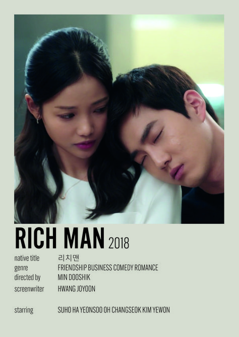 Rich Man Kdrama, Rich Man Poor Woman Kdrama, Rich Man Poor Woman, All Girls Are The Same, Kdrama Posters, Kdrama List, Drama Poster, Indie Movie Posters, Beauty Movie