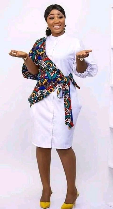 African Dress Patterns, Stylish Naija, African Fabric Dress, Style Africain, Ladies Day Dresses, Combination Fashion, African Print Dress Ankara, African Dresses For Kids, Short African Dresses