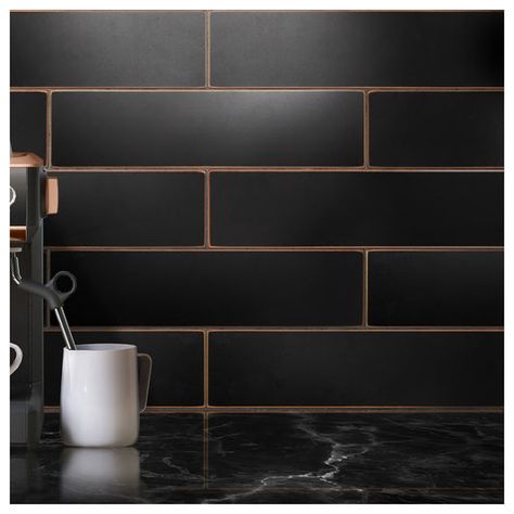 Search: 35 results found for "Backsplash Metal Mural Tile copper" – Nichetiles Black Backsplash Wood Cabinets, Black Counters And Backsplash, Tile With Black Cabinets, Peel And Stick Brick Backsplash, Penny Tile Backsplash Kitchen, Black Tile Kitchen Backsplash, Black And Copper Bathroom, Backsplash With Black Countertops, Dark Kitchen Backsplash