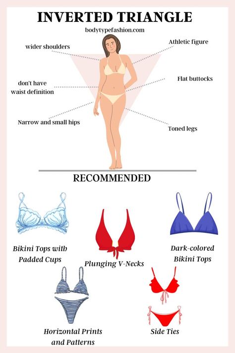 Inverted Triangle Vs Rectangle Body Shape, Inverted Triangle Women Outfits, Bathing Suits For Inverted Triangle, Poses For Inverted Triangle Body Shape, Inverted Triangle Dresses Prom, Swimwear For Inverted Triangle Shape, Types Of Bikinis Style, Swimsuits For Inverted Triangle Shape, Stk Steakhouse Outfit