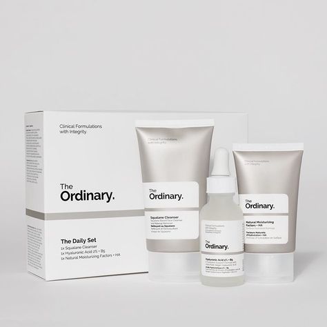 Good morning :-) Our cute approach to a 'skincare starter pack' has arrived.⁣ 🤪🙈⁣⁣⁣ ⁣⁣⁣⁣ We have just launched The Ordinary's second set… Squalane Cleanser, Target Makeup, Ordinary Skincare, The Ordinary Skincare, Beyond Beauty, Dry Face, Skincare Gift Set, Daily Skin Care Routine, Skin Care Gifts