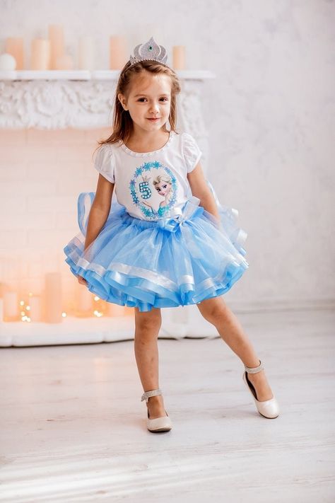 Frozen Tutu Dress, Frozen 3rd Birthday, Frozen Birthday Outfit, Anna Et Elsa, Elsa Tutu, Frozen Tutu, Frozen 6, Elsa Birthday Party, Frozen 3