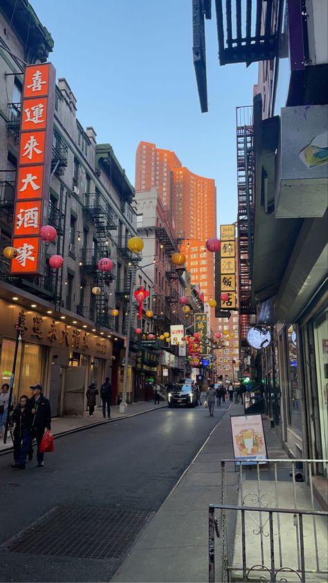 New York Korean Town, New York Chinatown Aesthetic, Nyc Asthetics Photos, Chinatown New York City, China Town Toronto, New York City China Town, Korea Town Nyc, China Town Chicago, New York Lifestyle Aesthetic