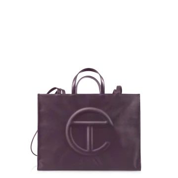 TELFAR is a unisex line Est. in 2005 in NYC by Telfar Clemens. It's not for you — it's for everyone. Big Tote Bags, Pink Tote Bags, Cotton Drawstring Bags, Vegan Leather Bag, Pink Tote, Types Of Bag, Large Bag, Everyday Bag, Medium Bags