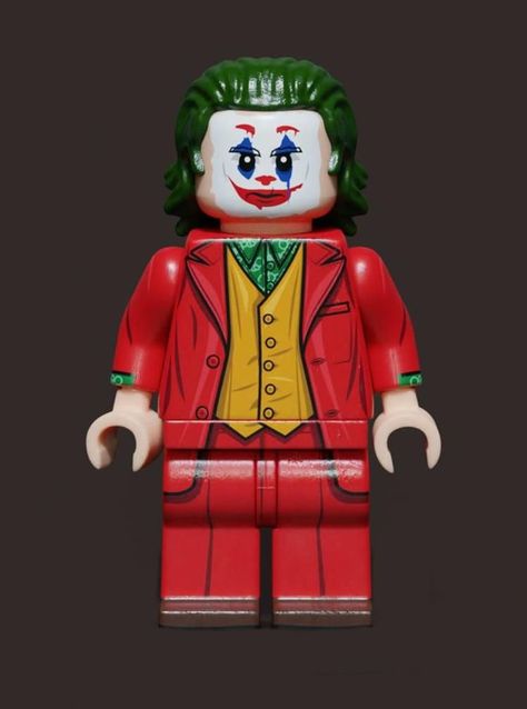 Lego Jokes, Lego Library, Lego Joker, Bat Joker, Lego Minifigure Display, Custom Lego Minifigures, Joker Joker, Micro Lego, Drawing Programs