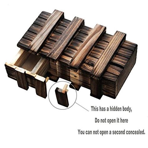 OFKPO Wooden Magic Puzzle Creative Chinese Brain Teaser Toy with Secret Drawer for Adults Kids: Amazon.ca: Cell Phones & Accessories Secret Compartment Box, Secret Drawer, Wooden Puzzle Box, Maze Puzzles, Magic Gift, Hidden Compartments, Special Gifts For Her, Wooden Keepsake Box, Magic Box