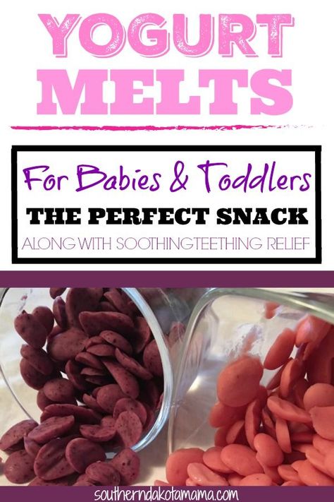 Home Made Yogurt Melts For Babies and Toddlers. A delicious treat along with soothing teething relief! Yogurt Melts Recipe, Teething Crackers, Homemade Yogurt Melts, Home Made Yogurt, Toddler Dinners, Toddler Menu, First Finger Foods, Snacks Homemade, Yogurt Melts