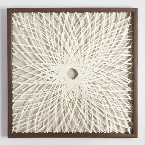 Rice Paper Spiral Shadowbox Wall Art Shadow Box Wall Art, Paper Spiral, Shadow Box Wall, Unique Picture Frames, Box Wall, Paper Wall Art, Nature Wall Art, Cool Stuff, World Market