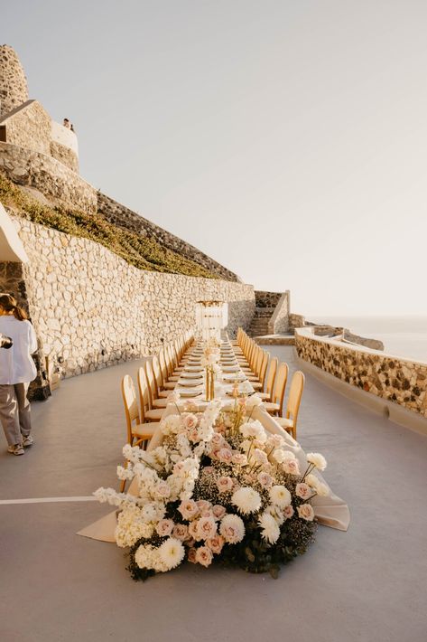 A Quick Guide to Planning a Wedding in Greece: 6 Tips for Having an International Wedding - danirawsonphoto.com Crete Greece Wedding, Wedding Venues Greece, Greece Style Wedding, Greek Wedding Flowers, Greece Wedding Aesthetic, Greece Wedding Decor, Greece Weddings, Weddings In Greece, Greek Island Wedding