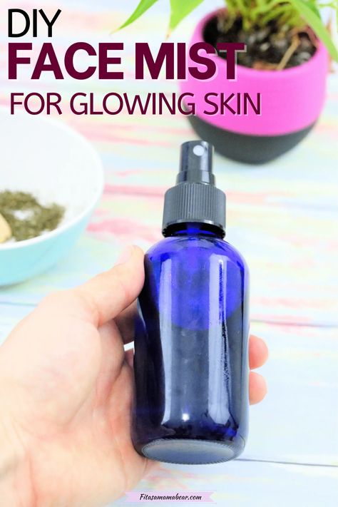 How To Make Face Spray For Glowing Skin, Hydrating Face Mist Diy, Diy Facial Mist Sprays How To Make, Refreshing Facial Mist Diy, Refreshing Face Mist, Clove Facial Spray, Essential Oil Face Mist, Diy Face Spray Mists Essential Oils, Essential Oil Face Spray