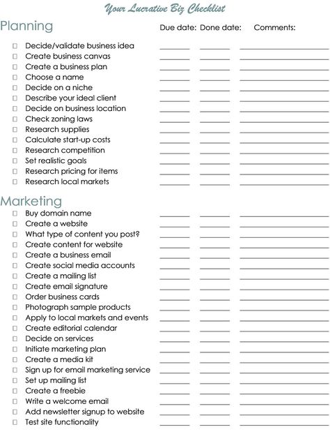 Free printable start your own business checklist pdf Starting Online Business Checklist, Setting Up A Business Checklist, Business Set Up Checklist, Start Your Own Business Ideas Diy, Candle Business Checklist, How To Start A Creative Business, Youtube Business Plan, How To Get Money To Start A Business, How To Run A Business