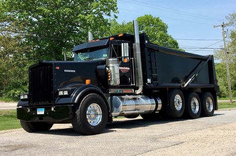 Kenworth W-900 Kenworth Dump Trucks, Peterbilt Dump Trucks, Cash App Gift Card, 6x6 Truck, Tractor Trailer Truck, Kenworth W900, Dumper Truck, Old Ford Trucks, Custom Big Rigs