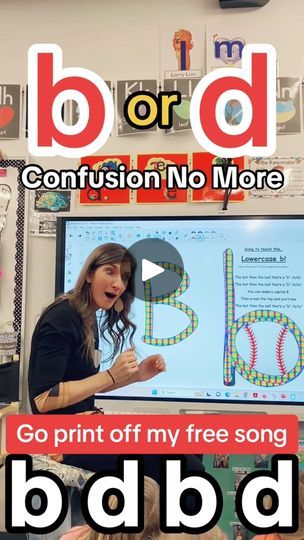 B And D Confusion, B And D Reversals, B And D, Phonemic Awareness Activities, Phonemic Awareness, Teaching Kindergarten, Heart For Kids, St Thomas, Letter B