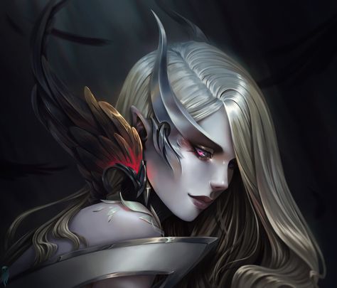 Coven Morgana Fanart, Osman Batuhan Koçak on ArtStation at https://www.artstation.com/artwork/8l6mmn Morgana Fanart, Coven Morgana, Morgana League Of Legends, Evelynn League Of Legends, Zed League Of Legends, Gothic Fantasy Art, Lol League Of Legends, Flower Plant, Coven