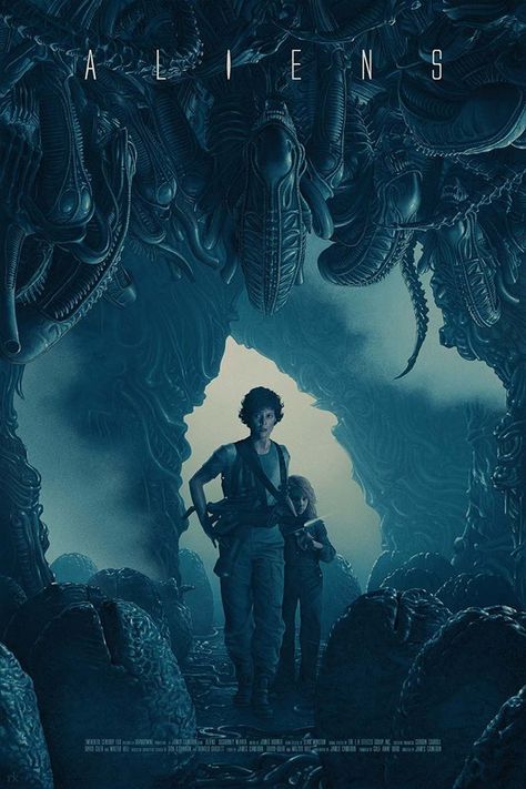 Aliens (1986) [640 x 960] Aliens Movie Art, Alien Movie Poster, Giger Alien, Aliens 1986, Alien Artwork, Art Alien, Arte Alien, Sigourney Weaver, Image Film