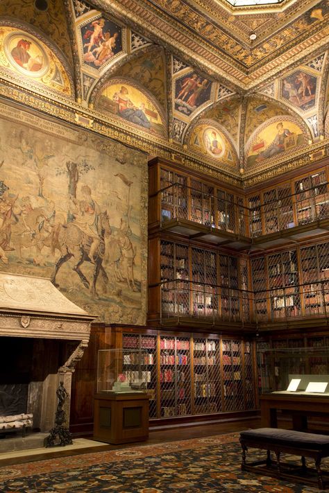 Beautiful Library, Old Library, Places In New York, Morgan Library, New York City Travel, Peaceful Places, Nyc Trip, Upstate New York, Historical Place