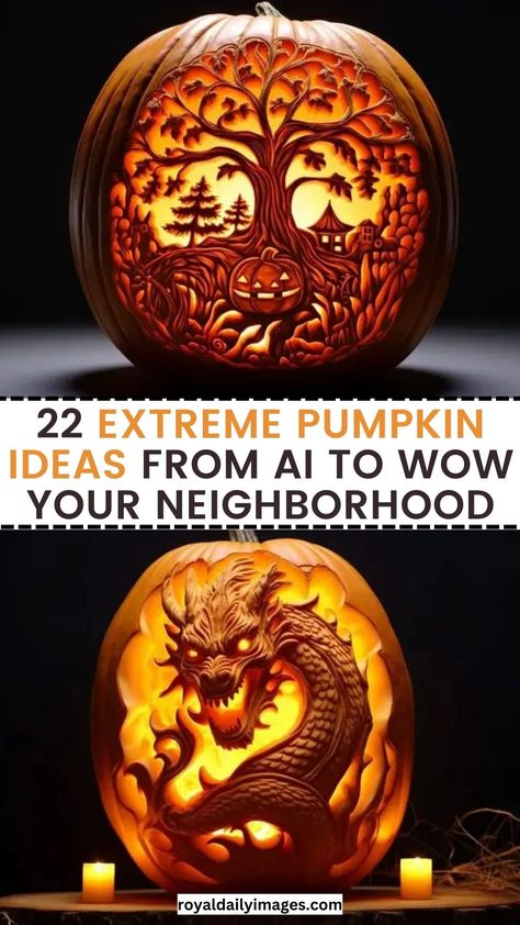 pumpkin carving ideas Elaborate Pumpkin Carving Ideas, Flowers Carved In Pumpkins, Amazing Carved Pumpkins, Luna Moth Pumpkin Carving, Best Jack O Lantern Ideas, Pumpkin Carving How To, Halloween Pumpkin Designs Creative, Elaborate Pumpkin Carving, Insane Pumpkin Carving