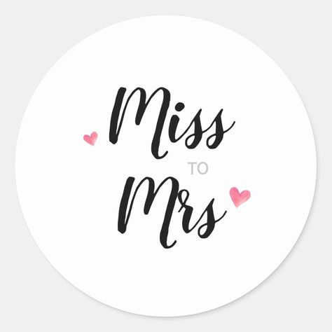 Miss to mrs wedding favor sticker - sewing labels Bridal Shower Cake Topper, Bridal Shower Inspo, Random Products, Miss To Mrs, Birthday Cake Topper Printable, Sewing Labels, Products Photography, Military Wedding, Cupcake Toppers Printable