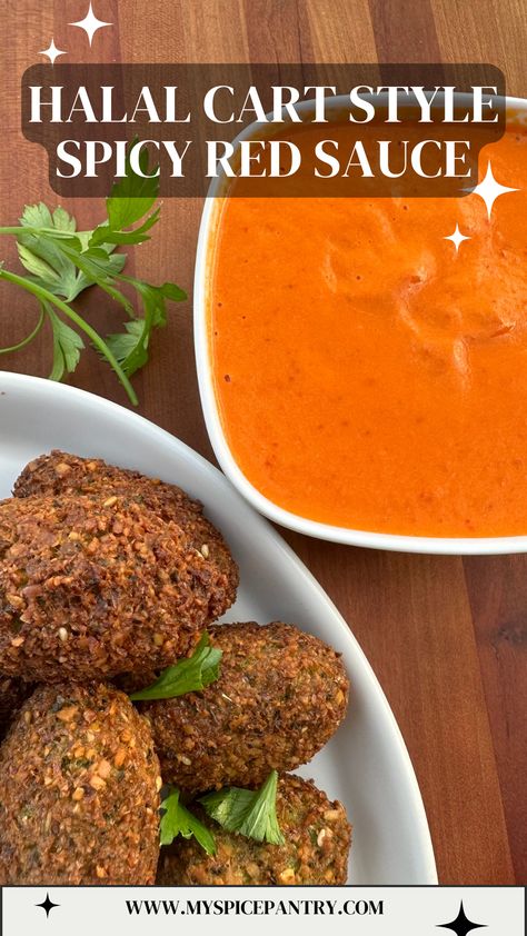 Halal Chicken And Rice Red Sauce, Falafel Hot Sauce Recipe, Spicy Mediterranean Sauce, Halal Guys Red Sauce Recipe, Greek Red Sauce, Halal Sauce, Shawarma Hot Sauce, Falafel Red Sauce Recipe, Spicy Shawarma Sauce