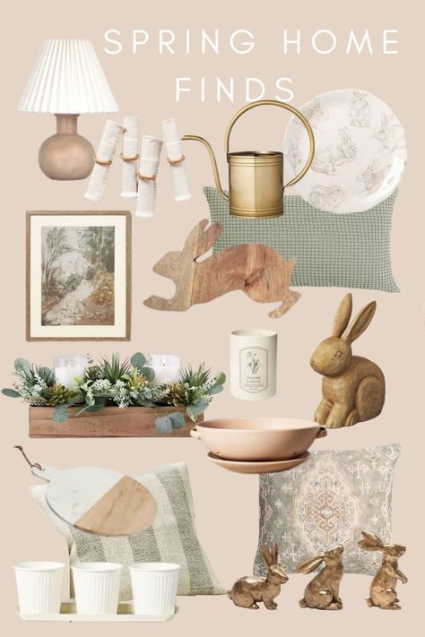 Organic Modern Spring Decor, Easter Bedroom Decor Ideas, Easter 2025 Trends, Spring 2025 Home Decor Trends, Modern Spring Decor, Easter House Decorations, Neutral Easter Decor, Modern Easter Decor, Easter Inspiration Decor