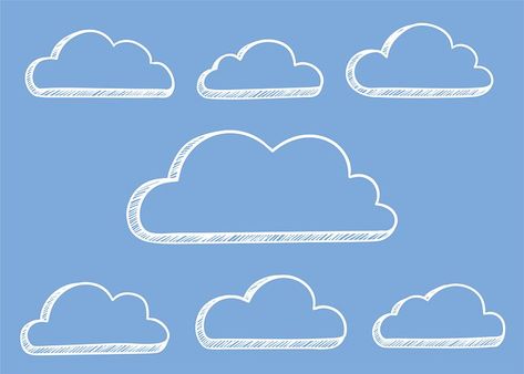 Cloud Symbol, Cloud Cartoon, Clouds Illustration, Sky Backgrounds, Cartoon Sky, Mind Map Design, Cloud Illustration, Cartoon Clouds, Mind Map