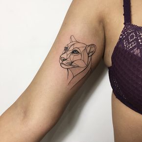 #tattoo #linework #irainkers #animaltattoo #cat Panther Tattoos, 7 Tattoo, Lioness Tattoo, Tattoo Trend, Shape Tattoo, Tattoo Zeichnungen, Meaningful Tattoo, Inspiration Tattoos, Disney Tattoo