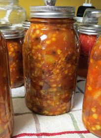 Canned Vegetable Soup, Canning Soups, Canning Soup Recipes, Canning Granny, Newfoundland Recipes, Preserving Recipes, Food Canning, Canned Meats, Pressure Canning Recipes