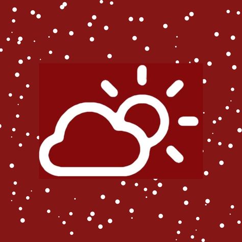 Weather Christmas Icon, Red Christmas Icons For Apps, Christmas Themed App Icons, Christmas Phone Icons, Christmas App Icons Red, Holiday Widgets, Christmas App Icons Aesthetic, Christmas Icons Aesthetic, Christmas Icons For Apps