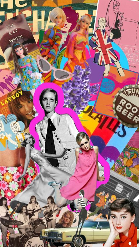 Sun Roo, 60s Gogo, 1960s Aesthetic, Miss Sixty, The 60s, 60 Seconds, Retro Vibe, Create Collage, Art Show