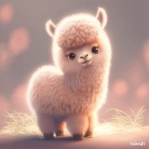 Cute Small Animals, Cute Animal Illustration, Animated Animals, Cute Animal Clipart, Cute Fantasy Creatures, Cute Sheep, Cute Animals Images, Cute Cartoon Animals, Dessin Adorable