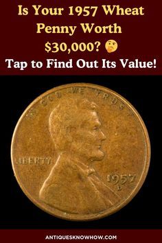 Is your 1957 Lincoln Wheat Penny worth $30,000? Discover how to identify valuable features, rare mint errors, and high-grade conditions that can dramatically increase a 1957 wheat penny value. #1957WheatPenny #RareCoins #OldCoins #ValuablePennies Valuable Wheat Pennies, Penny Value Chart, Wheat Penny Value, Saving Coins, Valuable Pennies, Penny Values, Wheat Pennies, Coin Auctions, Old Coins Worth Money