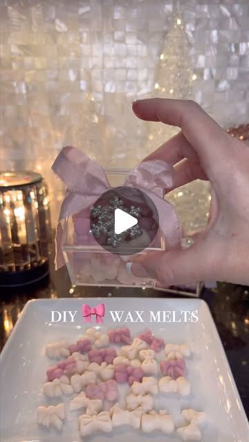 Jeana • Flores on Instagram: "Don’t throw away your old candles! 🕯️ These have got to be the cutest little DIY wax melts! 🎀 Throw in a pretty wax warmer and you’ve got yourself a beautiful gift idea! After I saw the DIY holiday wax melts shared by @girlwithapowerdrill, I knew I had to try it out, but with mini bows! 🎀 Please share if you try it out too. 🫶🏼 Have a beautiful Sunday!

Comment GIFT below to receive a DM with the link to shop this post on my LTK ⬇ https://liketk.it/4ZCJX #ltkgiftguide #ltkhome #ltkholiday

#diy #diywaxmelts #candles #christmasdecor #giftideas #holidaydecor #bowseason #pink #christmasiscoming #diybows #waxmelts #easydiy" Melt Wax From Candle, Valentines Candles Ideas, Valentines Candles, Have A Beautiful Sunday, Diy Wax Melts, Candles Ideas, Bow Season, Valentine Candles, Diy Wax