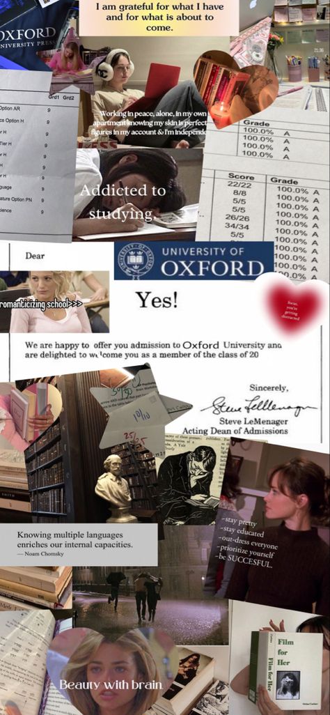 Oxford School Aesthetic, School Achievement Board, My Oxford Year, How To Study Like A Oxford Student, Shakespeare Astethic, Oxford Wallpaper Motivation, Oxford University Vision Board, Oxford Study Aesthetic, Vision Board Inspo Pictures Study