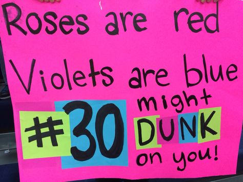 Basketball Sign for your best friend. #30 #sign Lacrosse Signs For Games, Funny Volleyball Signs Posters, Funny Basketball Signs, Player Signs For Games, Funny Sports Posters Signs, Hockey Signs For Games Posters Funny, Posters For Lacrosse Games, Poster Ideas For Game Day, Signs To Make For Basketball Games