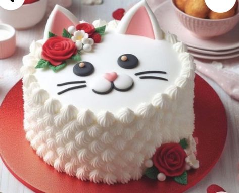 Kitten Cake Ideas, Cats Cake Birthday, Cat Theme Cake, Cat Cakes Birthday, Cat Cake Ideas, Tort Special, Cat Birthday Cake, Kitten Cake, Cat Cakes