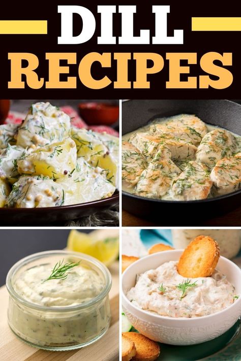 Looking for the best dill recipes to make some awesome dishes? From sauces to dips to seafood, dill adds the perfect dose of extra flavor. What To Use Dill For, Recipes That Use Fresh Dill, Fresh Dill Uses, What To Do With Dill, Dill Uses, Uses For Dill, Recipes Using Dill Herb, Dill Bread, Recipes Using Dill