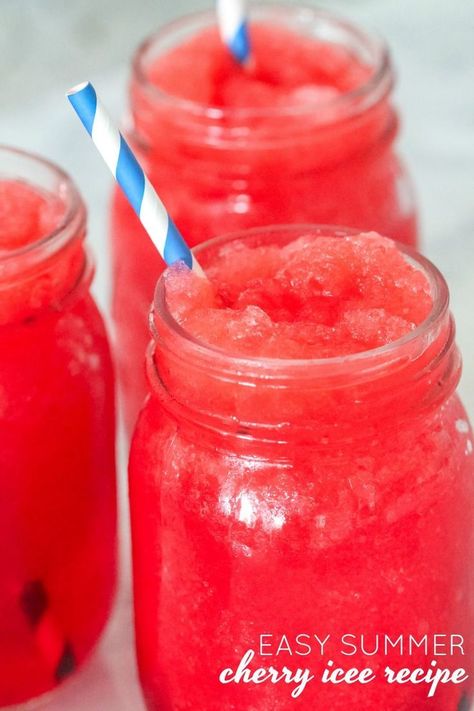 Watermelon Slushies, Lemonade Slush, Icee Recipe, Ice Chips, Recipe For Summer, Slushie Recipe, Drink Recipes Nonalcoholic, 7 Eleven, Köstliche Desserts