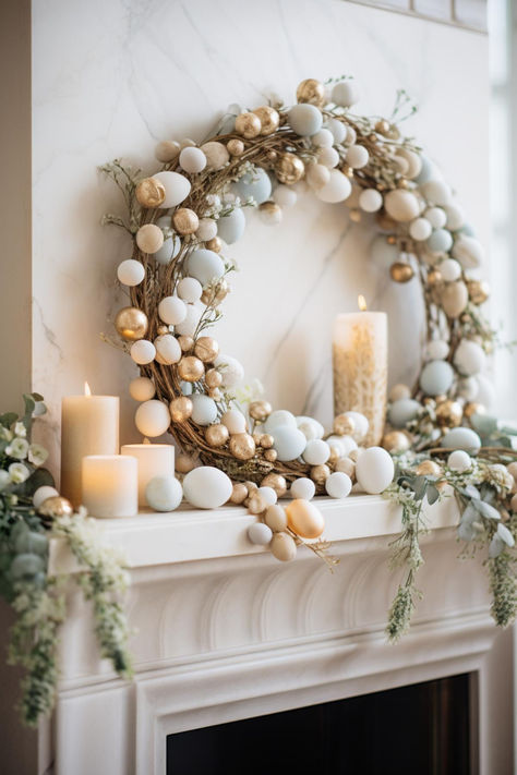 30+ Simple Neutral Easter Decor Ideas for a Cozy Celebration Elegant Easter Decor, Classy Easter Decor, Easter Brunch Table Setting, Neutral Easter Decor, Simple Easter Decor, Modern Easter Decor, Easter Brunch Table, Trendy Easter, Modern Easter