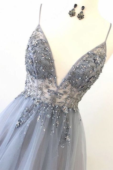 1714726c817af50457d810aae9d27a2edesc34118476ri Prom Gowns Elegant, Formal Ball Gown, Beaded Prom Dress, Custom Size Dresses, فستان سهرة, Fashion Blogger Style, Grad Dresses, Gowns Of Elegance, Tulle Prom Dress