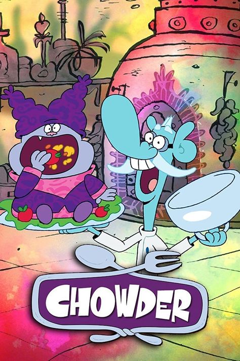 Chowder Cartoon Network, Old Cartoon Network Shows, Chowder Cartoon, Old Kids Shows, Cartoon Network Studios, Old Cartoon Network, Old Cartoon Shows, 2000s Cartoons, Cartoon Network Shows