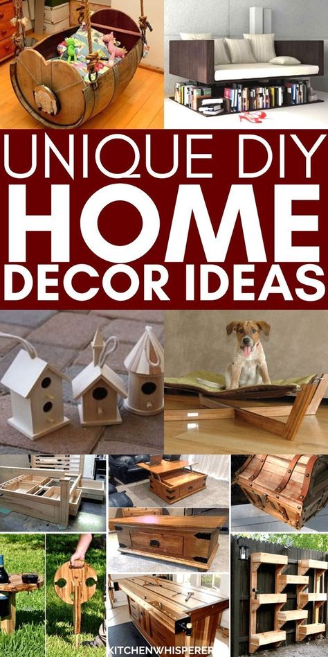 The best simple woodworking plans for the kitchen both indoor & outdoor. Great woodworking designs for beginners & DIY woodworking projects. Unique Diy Home Decor Ideas, Unique Diy Home Decor, Kitchen Decor Ideas Diy, Indigo Decor, Projects To Make And Sell, Diy Projects To Make And Sell, Simple Diy Home Decor, Diy Office Decor, Kitchen Design Diy