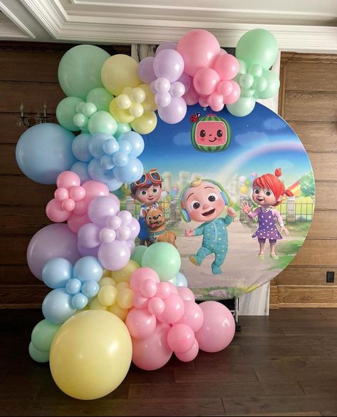 Cocomelon 2nd Birthday Party Girl, Cocomelon Decoration Ideas, Cocomelon 2nd Birthday Party, Cocomelon Decoration, Cocomelon 2nd Birthday, Cocomelon Girl, Birthday Party Planning Checklist, Baby Birthday Invitation Card, Birthday Cocomelon